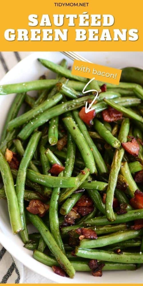 Sautéed Green Beans With Bacon {VIDEO} - TidyMom®