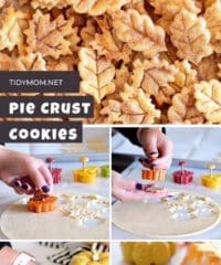 how to make pie crust cookies photo collage