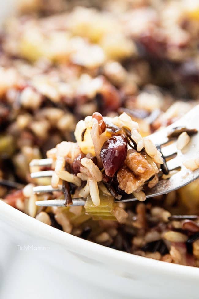 Wild Rice Stuffing recipe