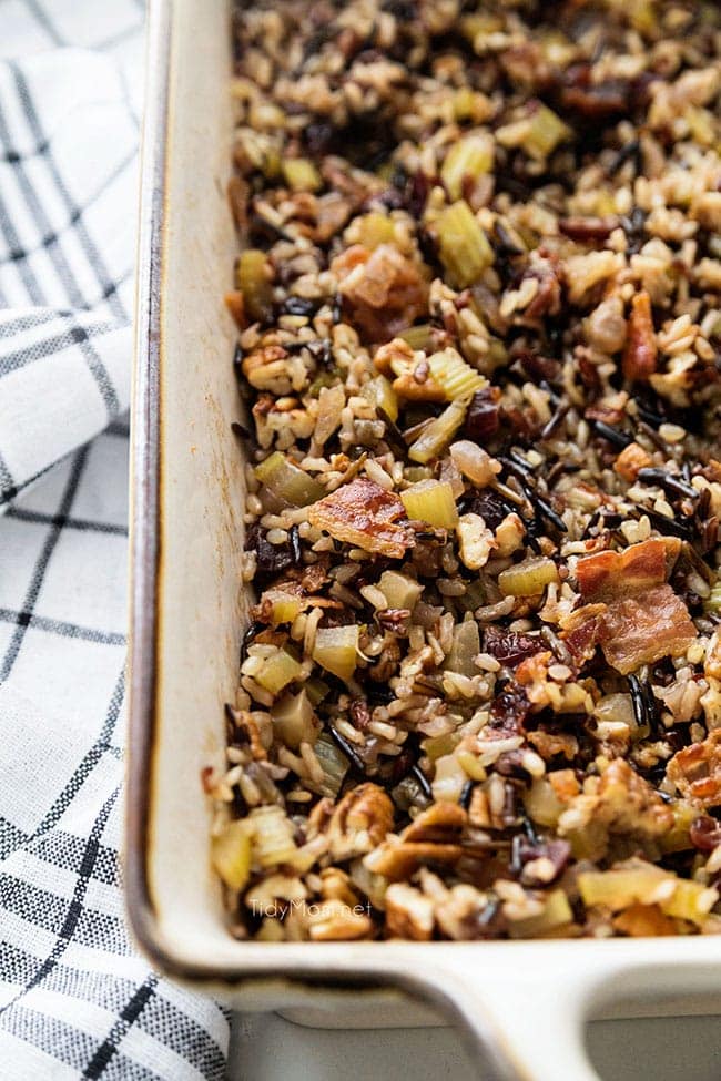 Wild Rice Stuffing recipe