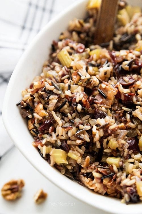 Wild Rice Stuffing recipe