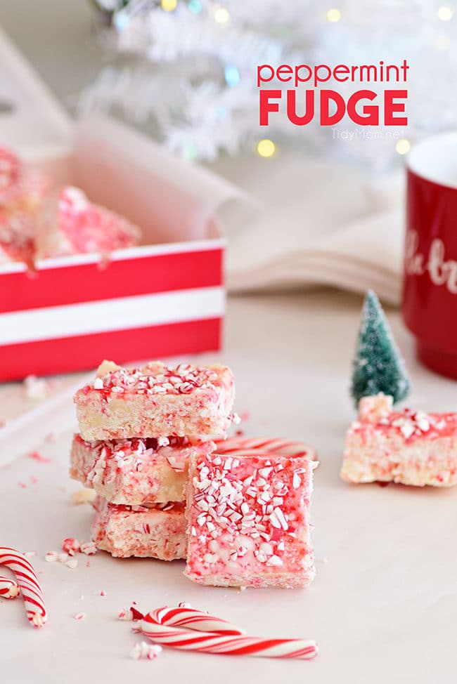 Candy cande Peppermint Fudge gift boxed