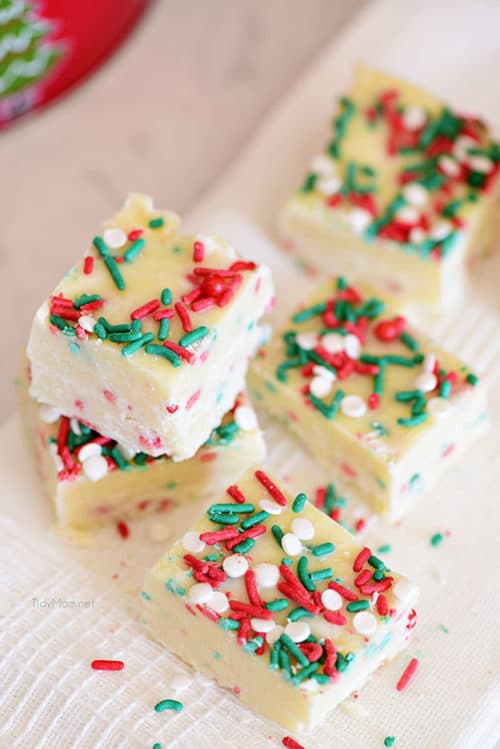 White Chocolate Christmas Fudge - TidyMom®