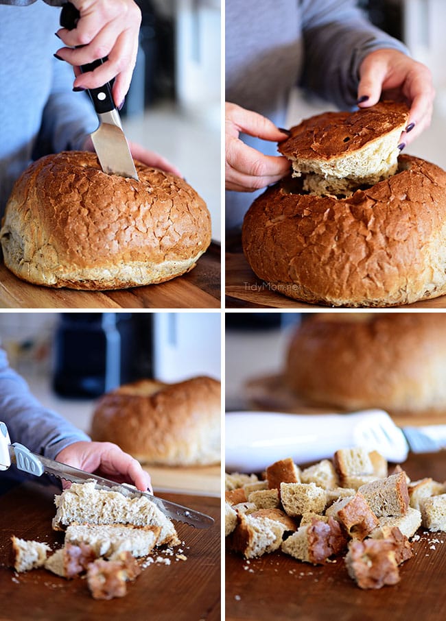 how to make a bread bowl for dip