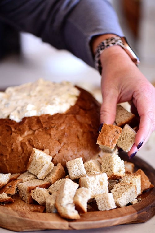 Rye Bread Bowl Dip TidyMom®