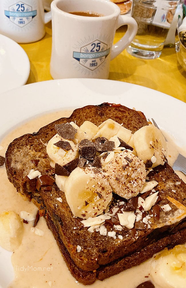 french toast from Bongo Room Chicago restaurant 