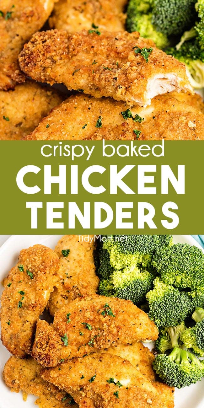 Crispy Baked Chicken Tenders - TidyMom®