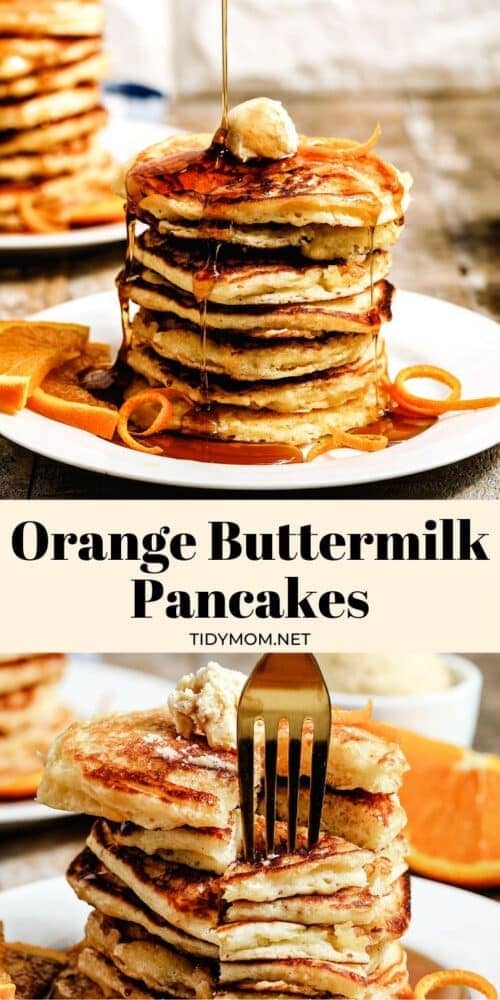 Orange Buttermilk Pancake Recipe