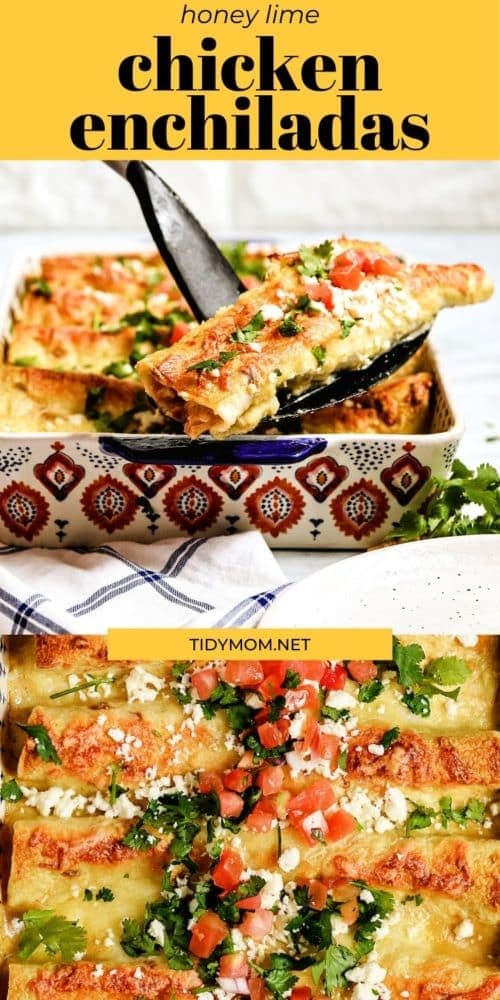 Honey Lime Chicken Enchilada Recipe