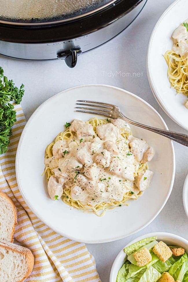 Crockpot Creamy Italian Chicken - TidyMom®