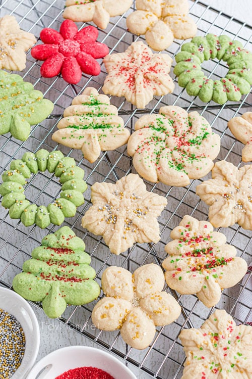 Classic Spritz Cookies - TidyMom®