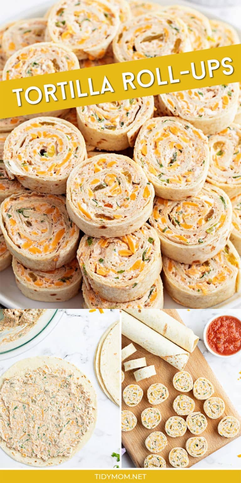 Spicy Tortilla Roll Ups (Pinwheel Sandwiches) - TidyMom®