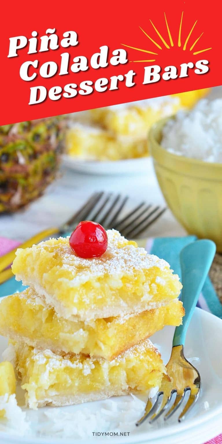 Piña Colada Dessert Bars {+VIDEO} TidyMom®