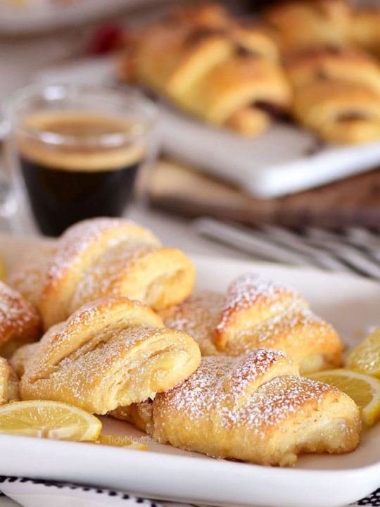 Mini Raspberry Cheesecake Crescent Rolls - Sugar Apron