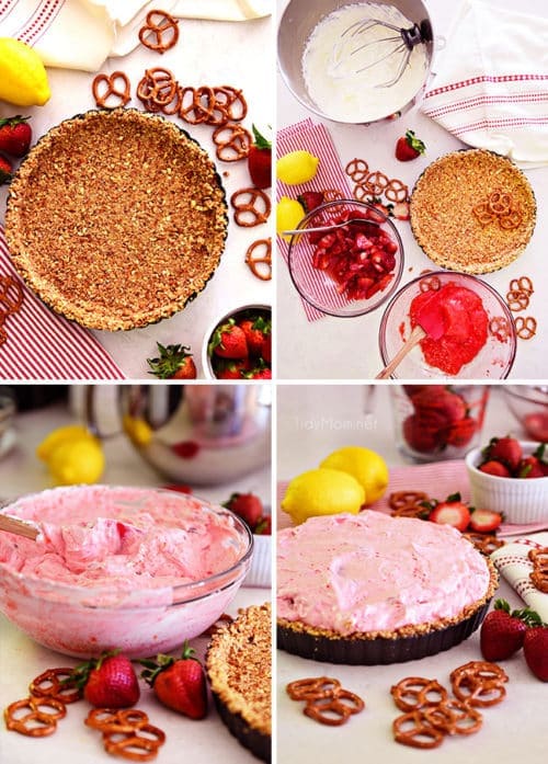 Strawberry Pretzel Pie - TidyMom®