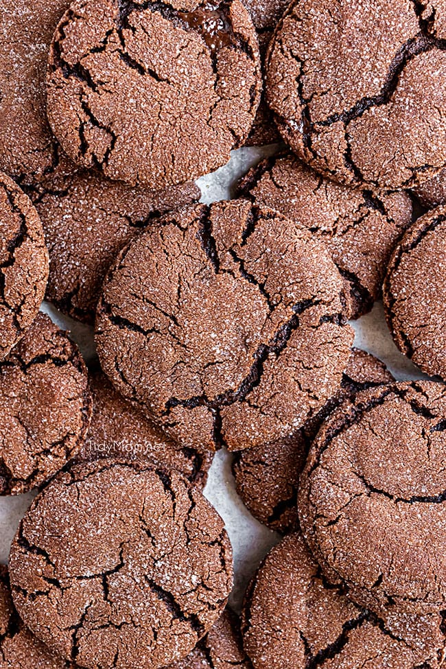 pile of chocolate fudge cookies