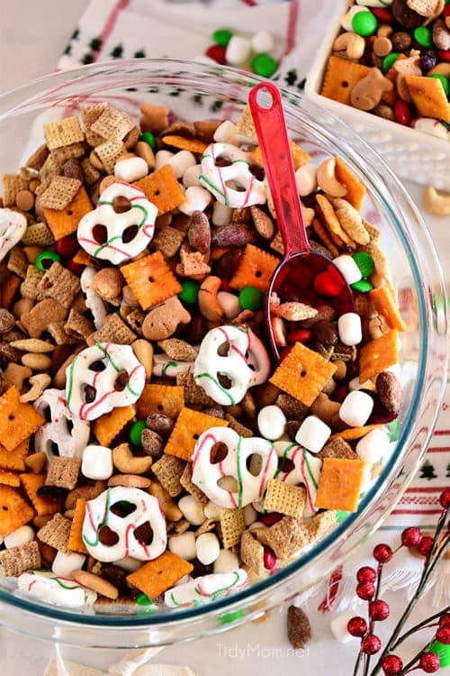Christmas Snack Reindeer Trail Mix TidyMom®