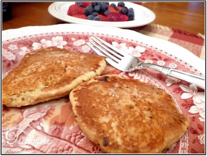Low Fat high fiber Pancakes