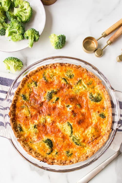 Easy Broccoli Cheddar Quiche (Frozen Pie Crust) TidyMom®