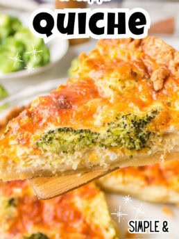 broccoli cheddar quiche