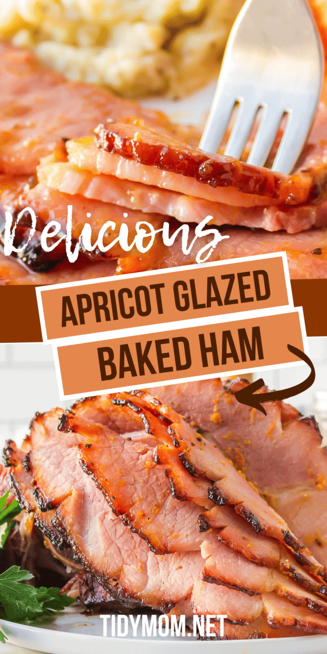 Apricot Glazed Ham collage