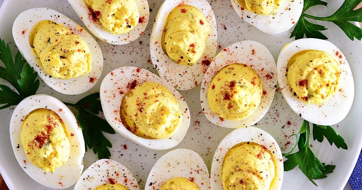 Classic Deviled Eggs - TidyMom®