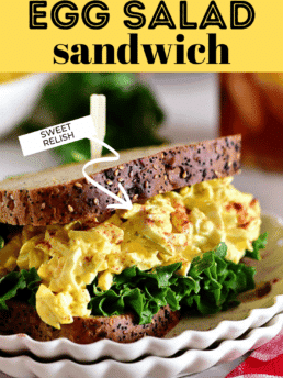 egg salad sandwich recipe with relish