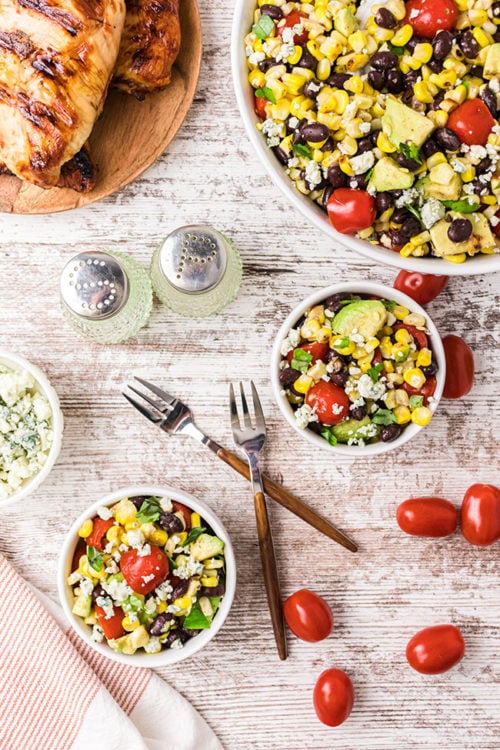 Black Bean Roasted Corn Salad