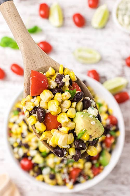 Black Bean Roasted Corn Salad