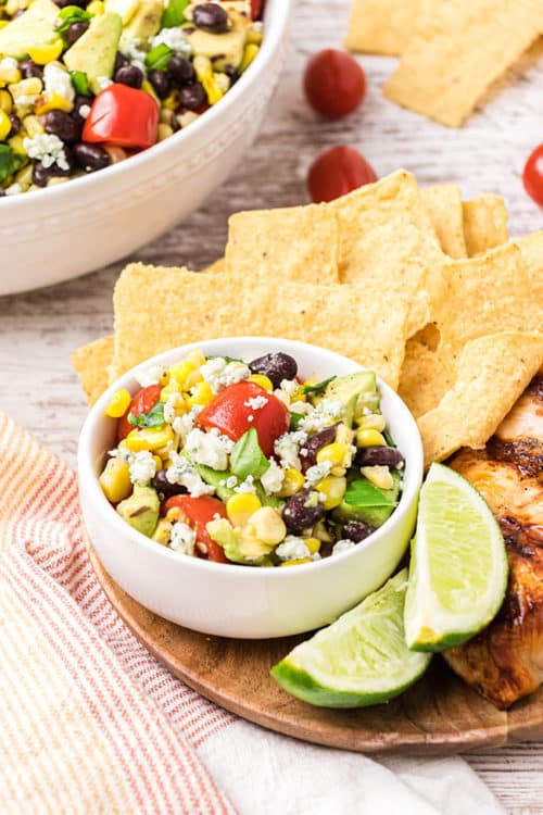 Black Bean Roasted Corn Salad