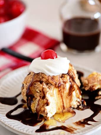 a serving of fried ice cream recipe without frying