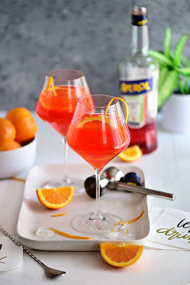 Ungeschickt Veränderbar Januar aperol spritz orange Produktivität Kette