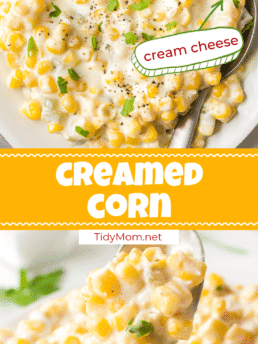 Easy Creamy Corn collage