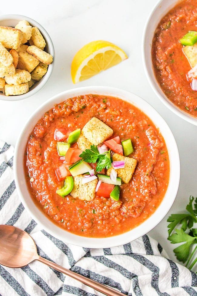 gazpacho recipe without bread