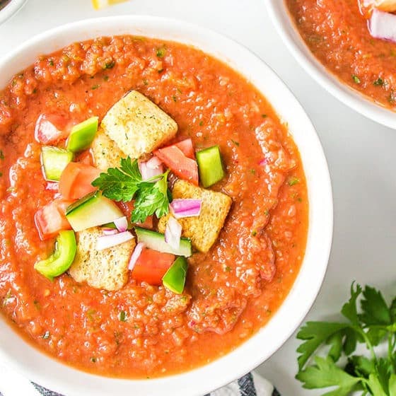 Favorite Gazpacho Recipe : Cold Summer Soup - TidyMom®