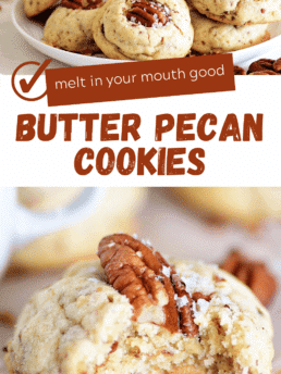 Butter Pecan Cookies photo collage