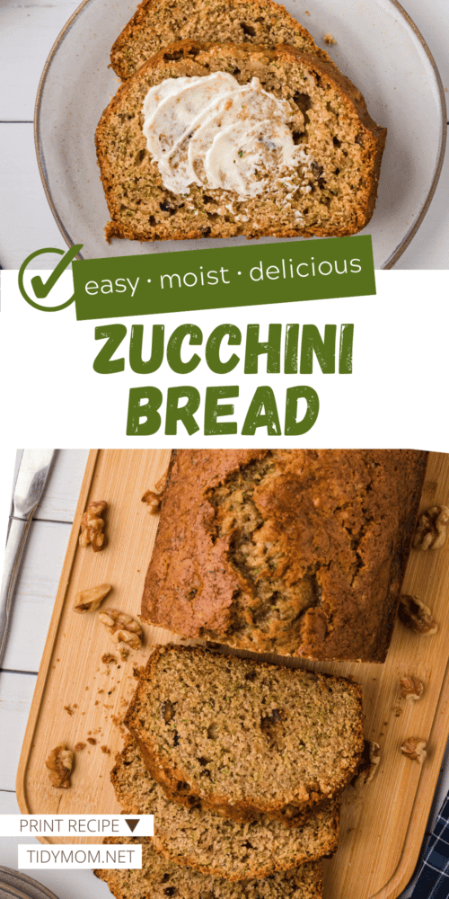 Classic Zucchini Bread With Walnuts - TidyMom®