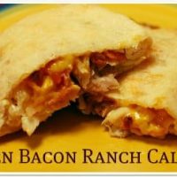 Chicken Bacon Ranch Calzones