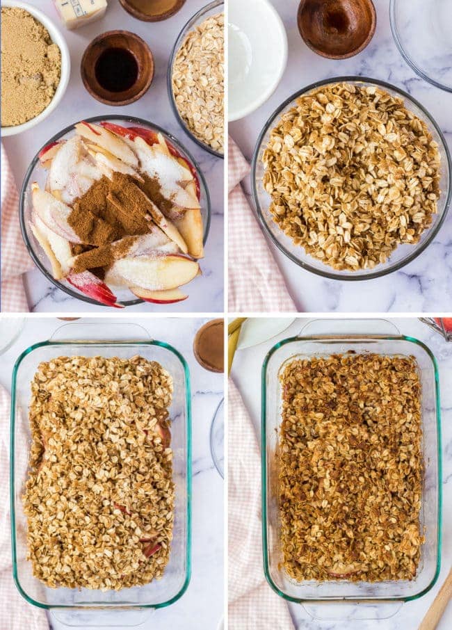 how to make homemade crisp photo collage