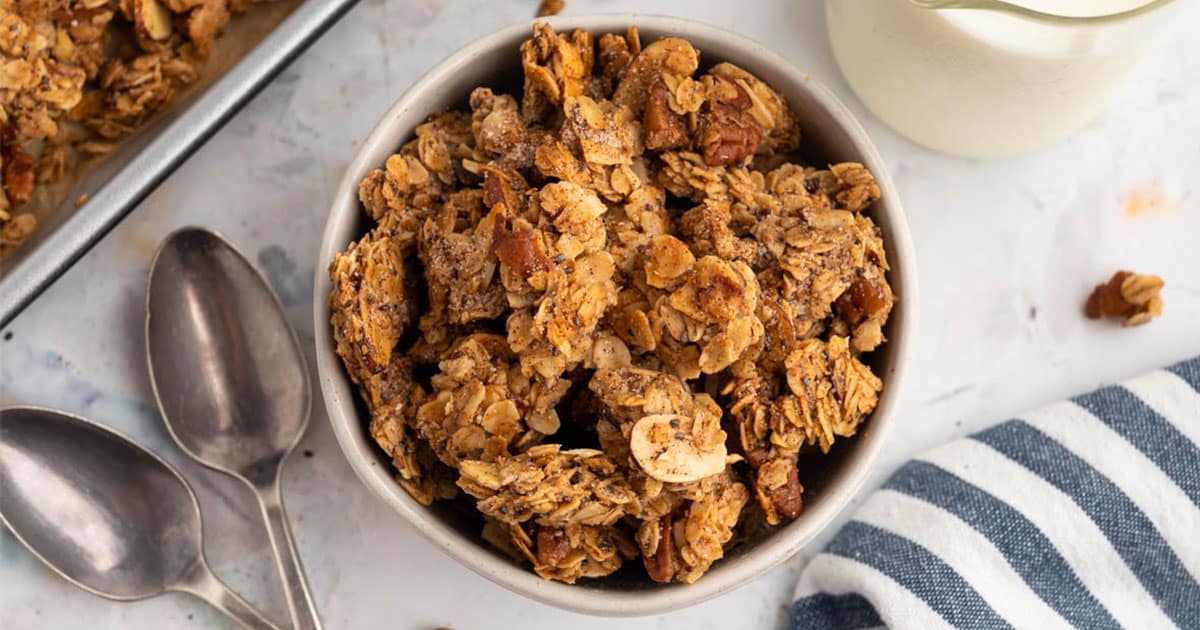 Snickerdoodle Homemade Granola Recipe - TidyMom®