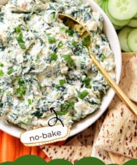 No-bake spinach dip with Knorr vegetable mix