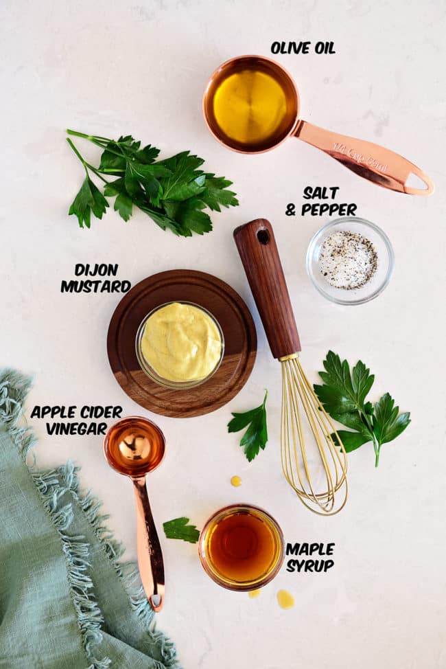 Homemade Homemade Dijon mustard dressing ingredients