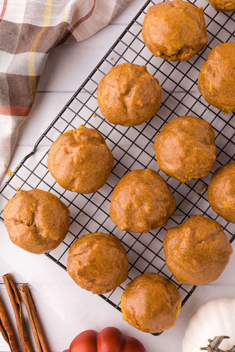 Glazed Pumpkin Doughnut Muffin Recipe