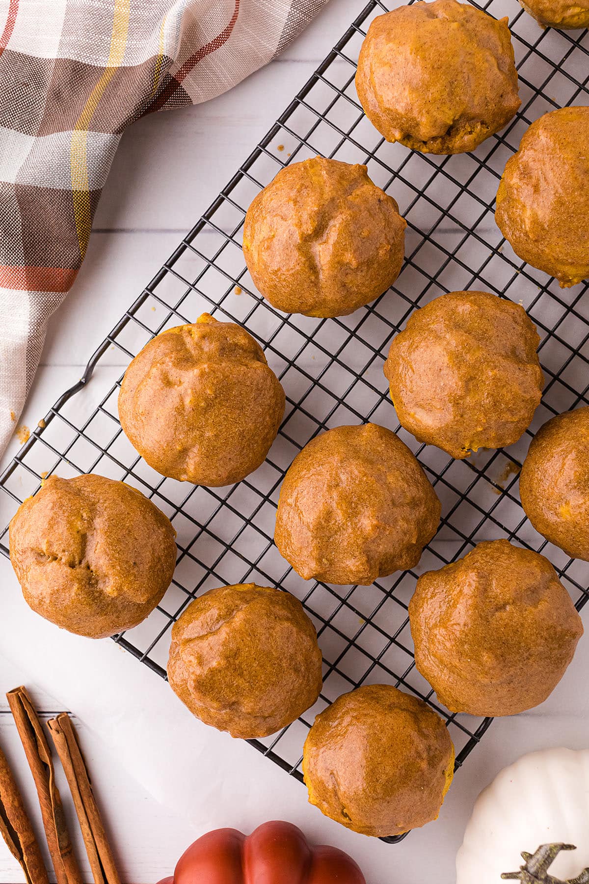 Glazed Pumpkin Doughnut Muffin Recipe