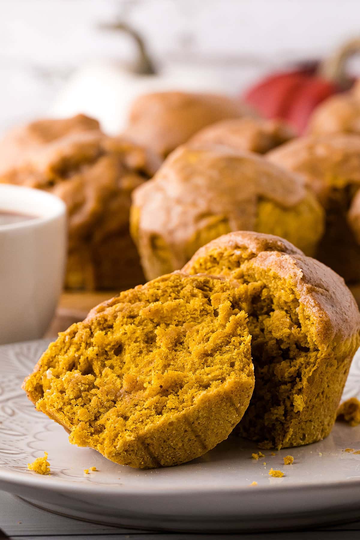 Glazed Pumpkin Doughnut Muffin Recipe