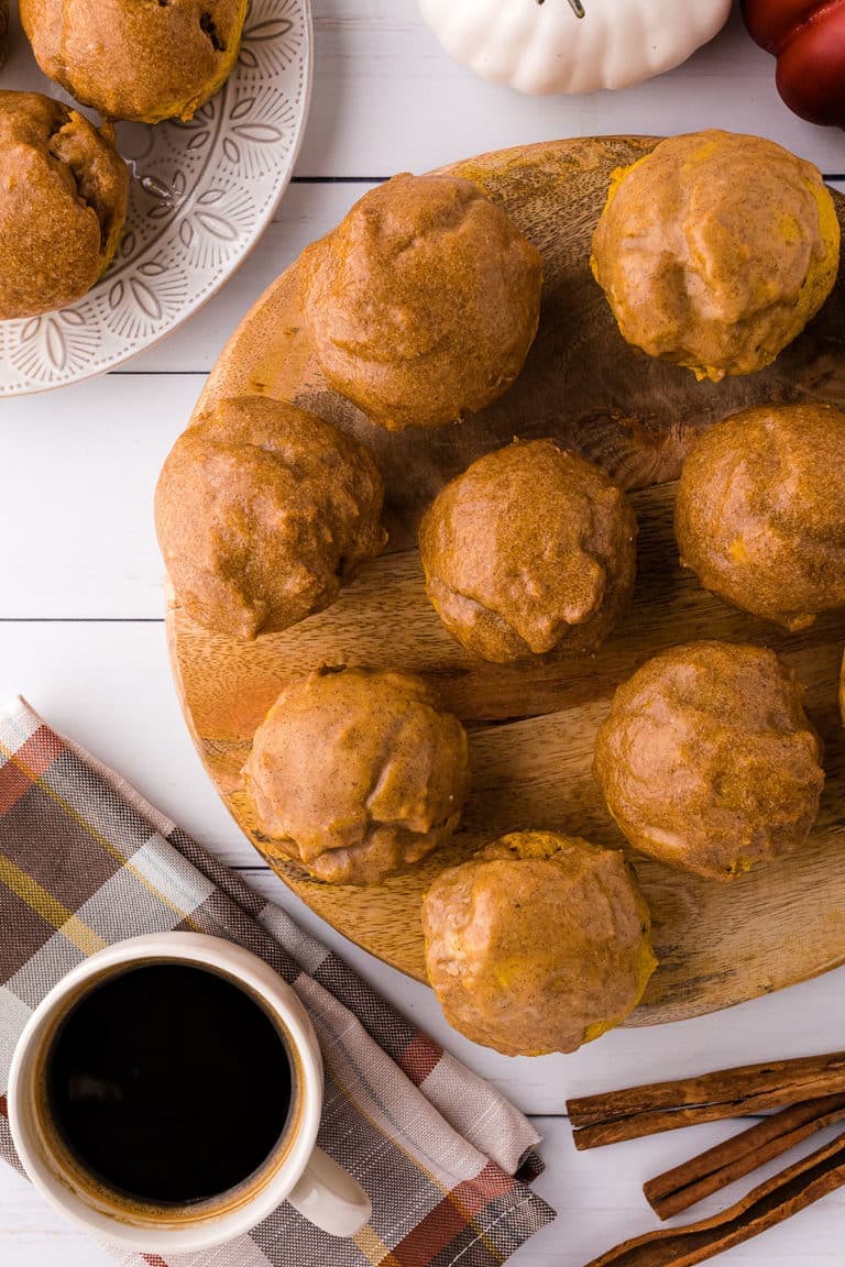 Glazed Pumpkin Doughnut Muffin Recipe