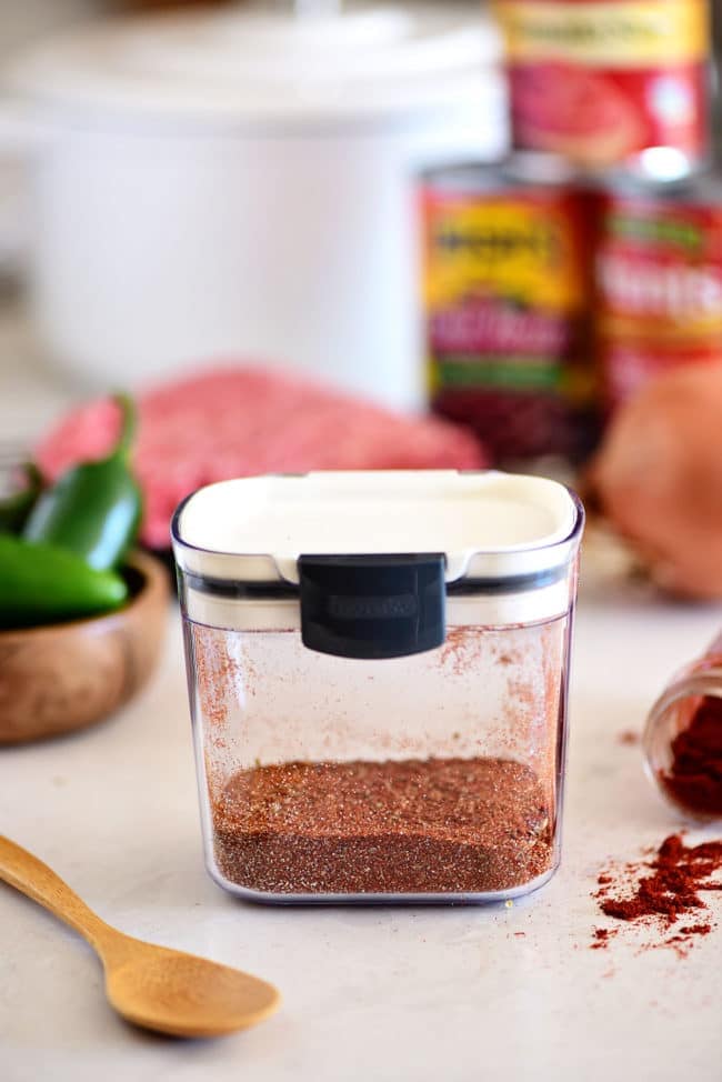 Homemade Chili Seasoning Mix • Tastythin