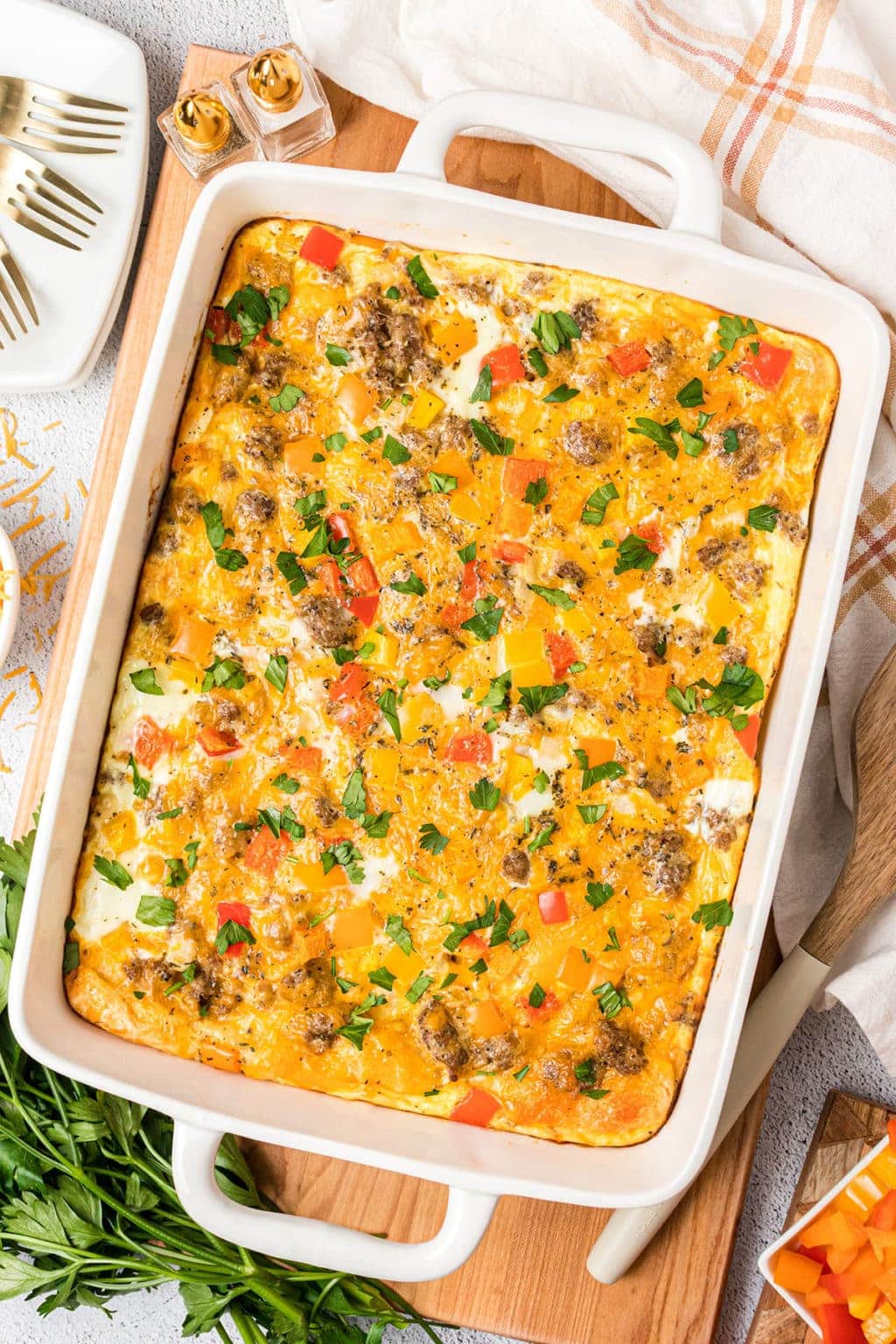 Easy Breakfast Casserole (Sausage, Egg, & Cheese) TidyMom®