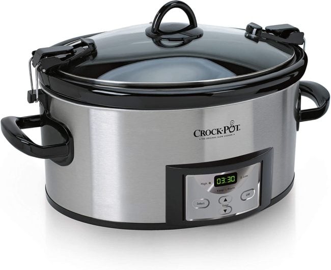 crockpot on a white background