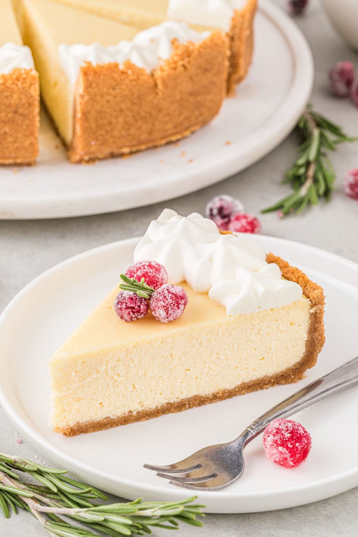 Eggnog Cheesecake Recipe With Rum (Or Not!) TidyMom®